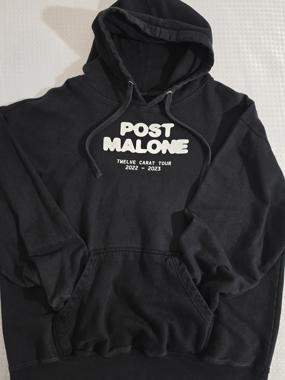 Official Post Malone 12 Carat Tour 2022 Concert Hoodie - Black - Size Medium